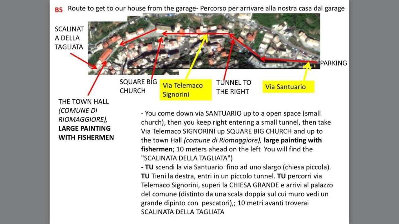 Appartamento Chic Riomaggiore 5 Terre Eksteriør billede